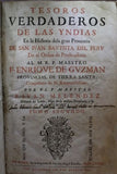 Tesoros verdaderos de las Y(I)ndias en la historia de la gran provincia de San Juan Bautista del Peru