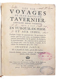 Les six voyages de Jean Baptiste Tavernier ... en Turquie, en Perse, et aux Indes, pendant l'espace de quarante ans ...