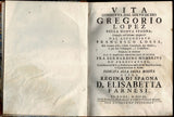 Vita Condotta dal servo di Dio Gregorio Lopez nella Nuova Spagna