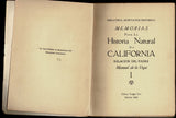 Memorias para la Historia Natural de California Relacion del Padre Manuel de la Vega