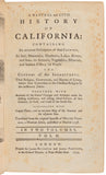 A Natural and Civil History of California: Containing an Accurate Description of that Country, Its Soils, Mountains, Harbours, Lakes, Rivers and Seas; Its Animals, Vegetables, Minerals and Famous Fishery for Pearls. ...