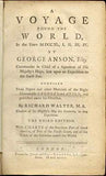A Voyage Round the World in the Years MDCCXL, I, II, III, IV with Official discharge letter signed by George Anson