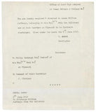A Voyage Round the World in the Years MDCCXL, I, II, III, IV with Official discharge letter signed by George Anson