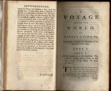 A Voyage Round the World in the Years MDCCXL, I, II, III, IV with Official discharge letter signed by George Anson