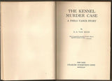 The Kennel Murder Case: A Philo Vance Story
