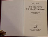The Girl with the Dragon Tattoo; The Girl Who Played with Fire; The Girl Who Kicked the Hornet's Nest; The Girl in the Spider's Web; The Girl Who Takes an Eye for an Eye Millennium (novel series)