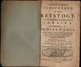 Ongelukkige schipbreuk en yslyke reystogt, van etlyke Engelschen, in den jaare 1696 van Jamaika in West-Indien, na Pensylvania : t' scheep gegaan, en in de golf van Florida gestrand, alwaar zy onder