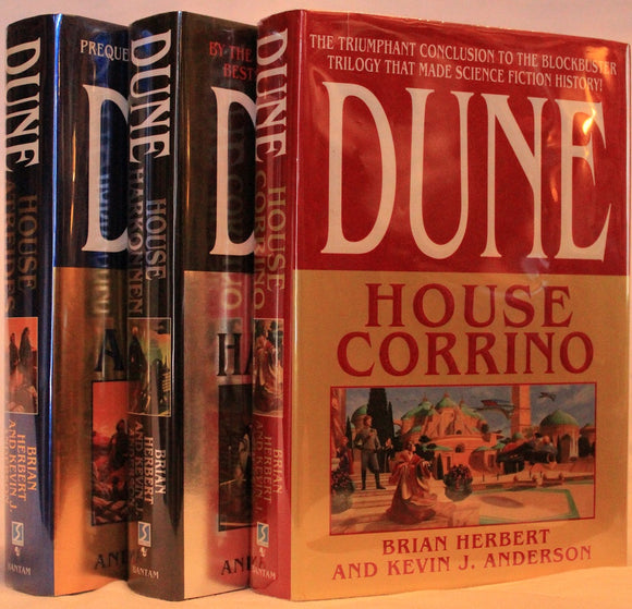 Prelude to Dune a Trilogy: Dune: House Atreides, Dune: House Harkonnen and Dune: House Corrino