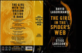 The Girl with the Dragon Tattoo; The Girl Who Played with Fire; The Girl Who Kicked the Hornet's Nest; The Girl in the Spider's Web; The Girl Who Takes an Eye for an Eye Millennium (novel series)