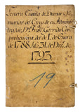 Account Ledger, in Spanish, manuscript on paper [Peru, Lima, 1788–1793]