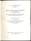 The Boylston Street Fishweir: A Study of the Archaeology, Biology and Geology of a Site on Boylston Street in the Back Bay