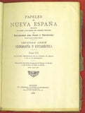 Papeles de Nueva Espana. Segunda Serie. Geografia y Estadistica. Tomo VII