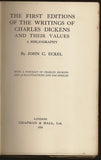 The First Editions of the Writings of Charles Dickens and Their Values: A Bibliography