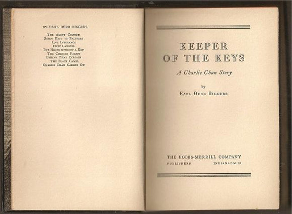 Keeper of the Keys: A Charlie Chan Story