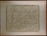 Carta Geografica General de la Republica Mexicana Comenzada en 1878 por la Comision Geografico-Exploradora: Atlas Topografico de los Alrededores de Puebla. 3A serie