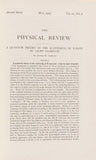 A Quantum Theory of the scattering of X-Rays by Light Elements in Physical Review, Second Series, Volume 25, Number 5