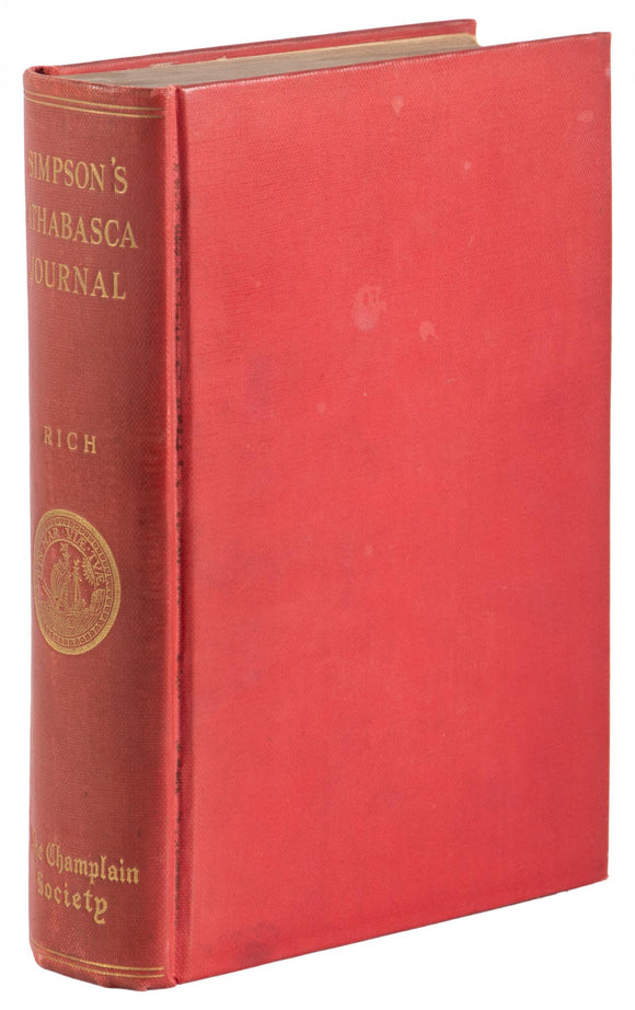 Journal of Occurrences in the Athabasca Department by George Simpson, 1820 and 1821, and Report
